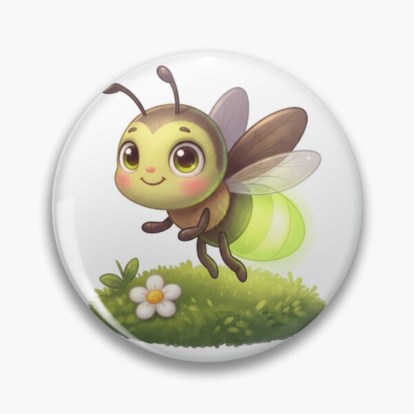 Item preview, Cute Glowing Firefly designed and sold by Thanat Pattern Studio.