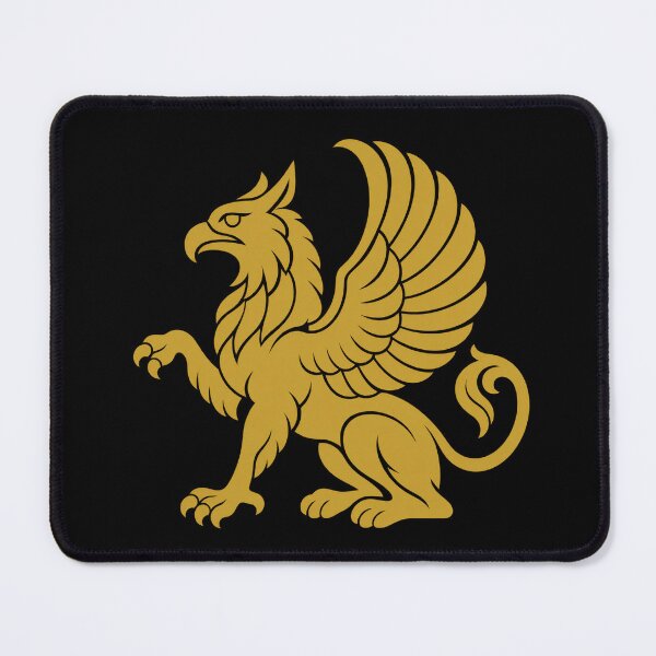 Item preview, Griffin of Abdera Ancient Greek Gold Emblem designed and sold by The Abstract Vision.