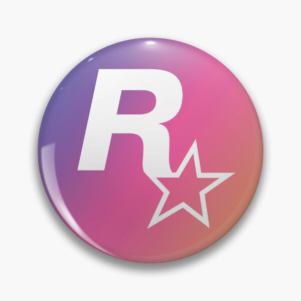 Item preview, Rockstar Games GTA 6 Sunset Logo White designed and sold by BubblePopRed.