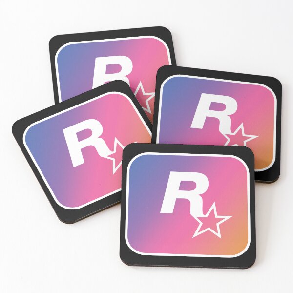 Item preview, Rockstar Games GTA 6 Sunset Logo White designed and sold by BubblePopRed.