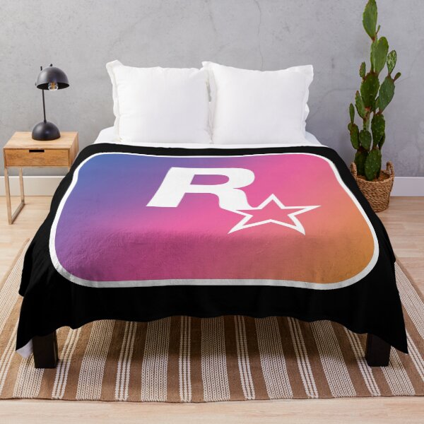 Item preview, Rockstar Games GTA 6 Sunset Logo White designed and sold by BubblePopRed.