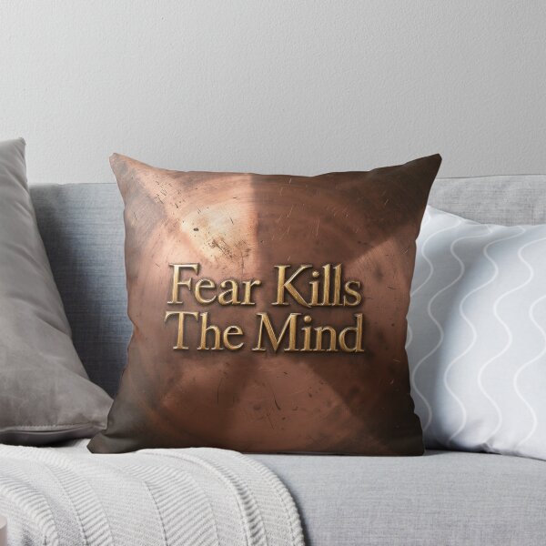 Item preview, Fear Kills The Mind – Vintage Copper Metal Typography designed and sold by Marcu Ioachim.