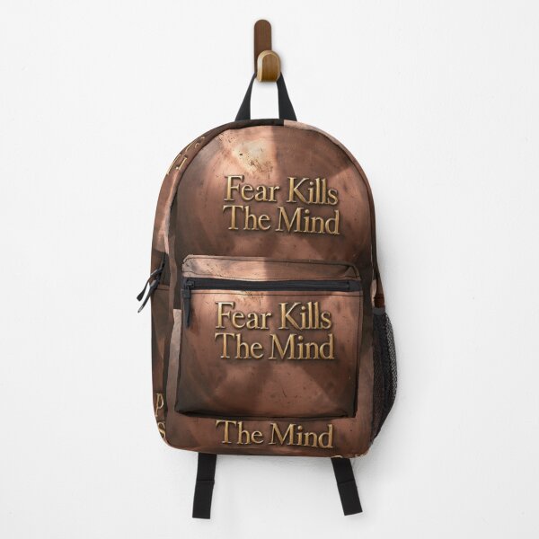 Item preview, Fear Kills The Mind – Vintage Copper Metal Typography designed and sold by Marcu Ioachim.