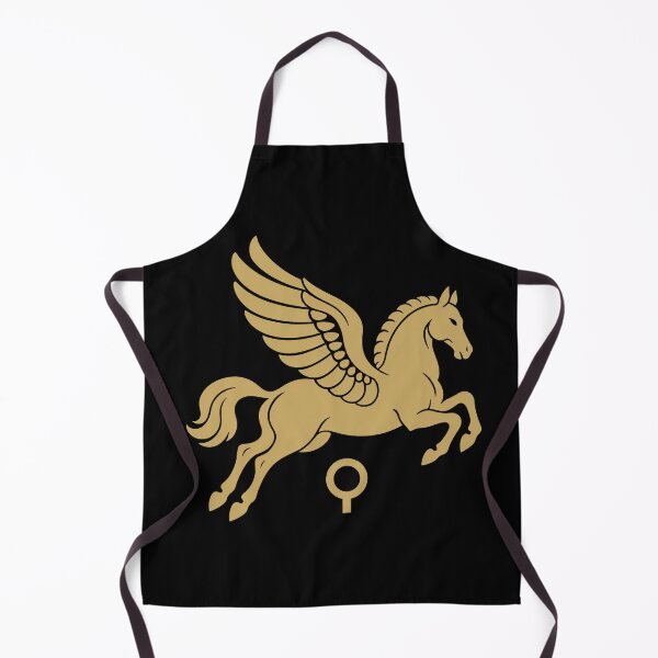 Item preview, Pegasus of Corinth Ancient Greek Gold Emblem designed and sold by The Abstract Vision.