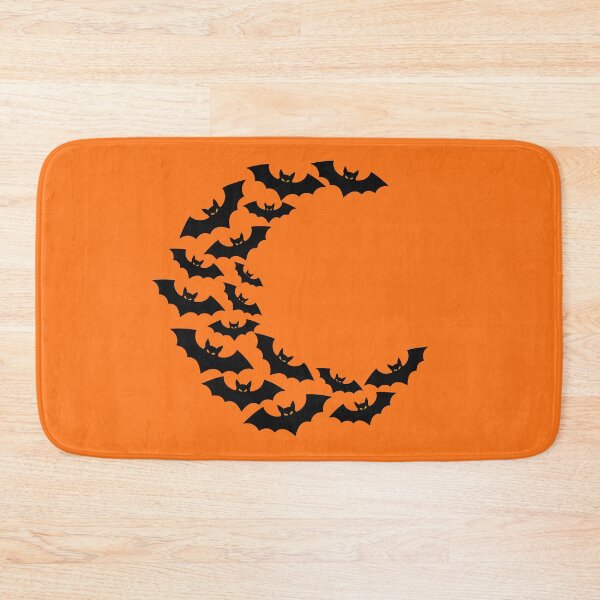 Item preview, Halloween Bats Crescent Moon, Spooky Gothic Bat Moon designed and sold by SillyPawsStudio.