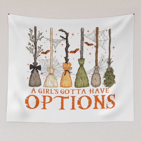Item preview, Retro A Girl’s Gotta Have Options designed and sold by Suzu Comena.