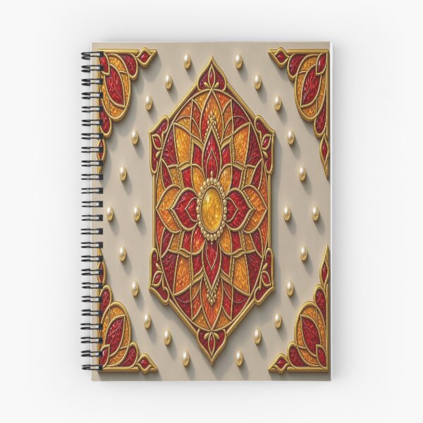 Item preview, Golden Mandala Stained Glass Shield Art designed and sold by Breezes-of-Ida.