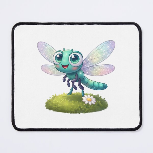Item preview, Cute Teal Dragonfly designed and sold by Thanat Pattern Studio.