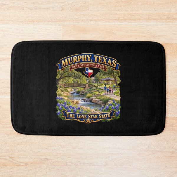 Item preview, Murphy, Texas - Life Lived at Your Pace -Lone Star State - with Country Scene designed and sold by Military Insignia Products.