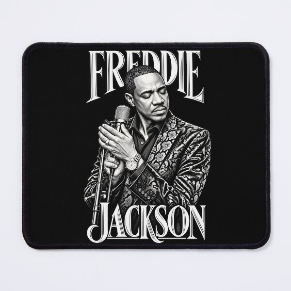 Item preview, Freddie Jackson Patterned Jacket Microphone Emotional Pose designed and sold by choudane.