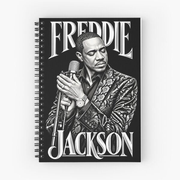 Item preview, Freddie Jackson Patterned Jacket Microphone Emotional Pose designed and sold by choudane.