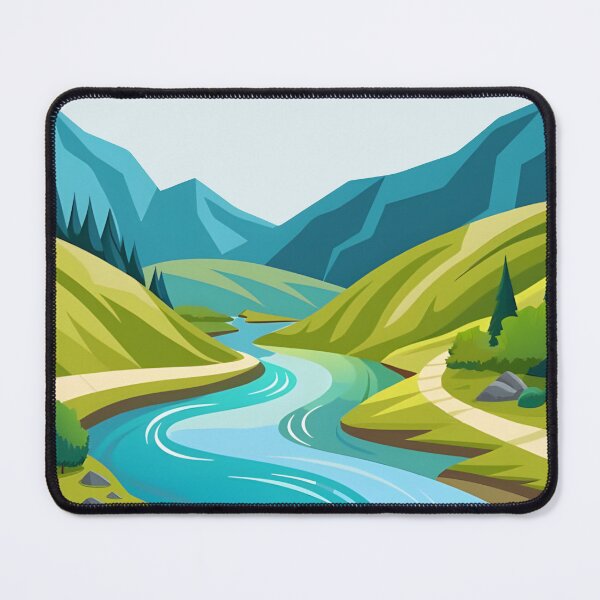 Item preview, Rivers flow between valleys designed and sold by BUTTER7FLY.