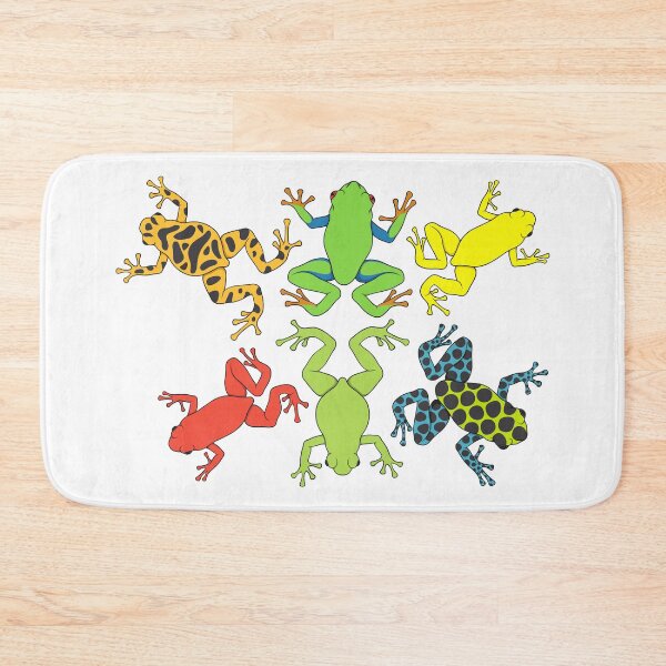 Item preview, Illustration with tropical tree frogs designed and sold by RizikCat.