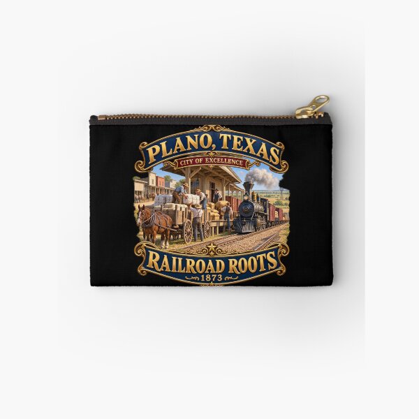 Item preview, Plano, Texas - City of Excellence -Railroad Roots - 1873 - with Train Depot Scene designed and sold by Military Insignia Products.