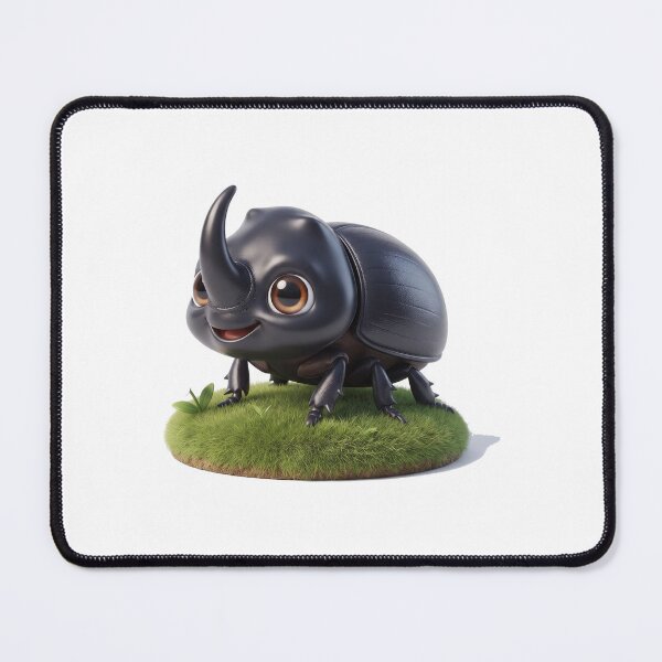 Item preview, Cute Rhinoceros Beetle designed and sold by Thanat Pattern Studio.