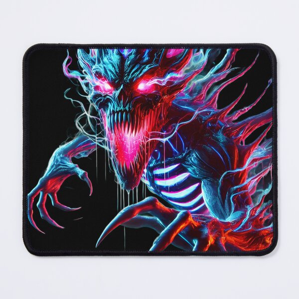 Item preview, Neon Monster Horror Cyberpunk Creature Dark Fantasy Design designed and sold by FusionCipher.