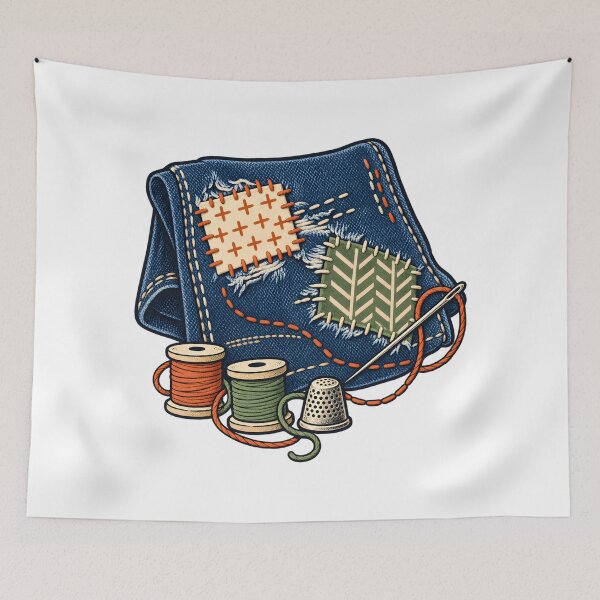 Item preview, Visible Mending Repair Kit Emblem designed and sold by Philippa Shop.