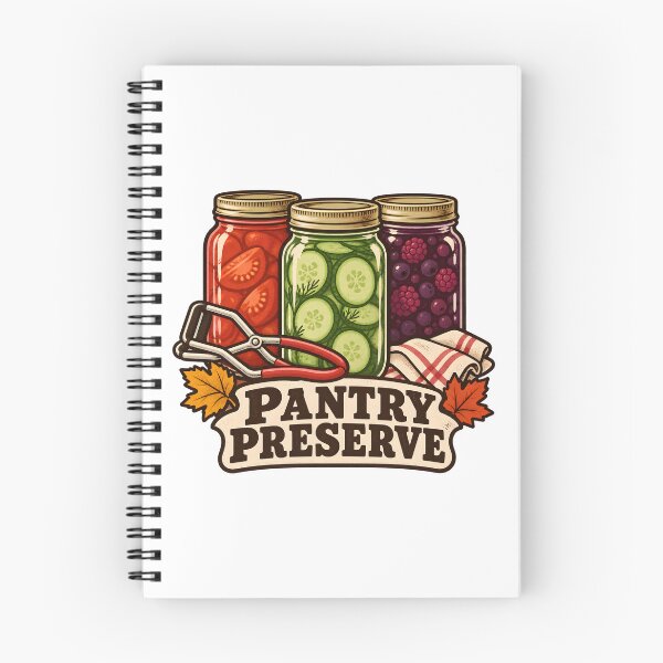 Item preview, Harvest Canning Pantry Badge designed and sold by Philippa Shop.