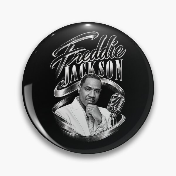 Item preview, Freddie Jackson Script Name Microphone Portrait Classic designed and sold by choudane.