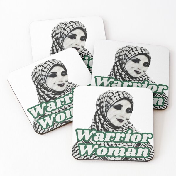 Item preview, Warrior Woman Gaza Keffiyeh Print | Palestine Solidarity designed and sold by Warrior Woman Gaza.
