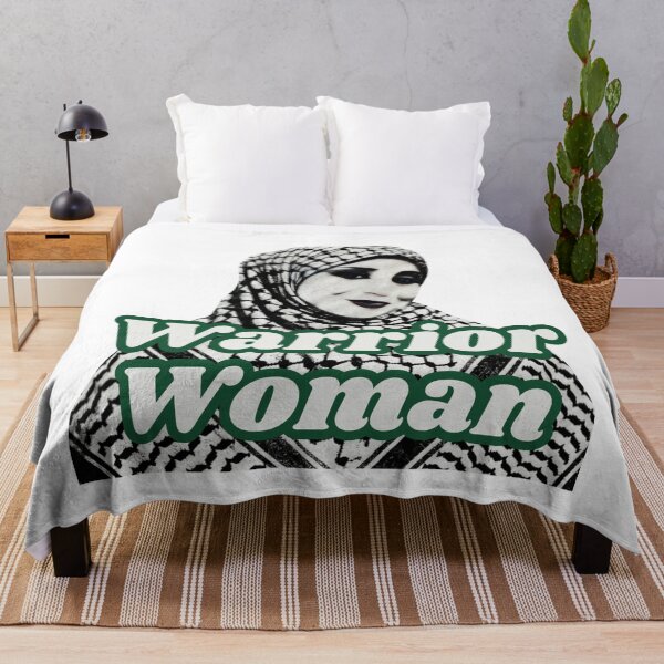 Item preview, Warrior Woman Gaza Keffiyeh Print | Palestine Solidarity designed and sold by Warrior Woman Gaza.