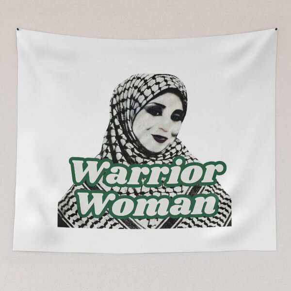 Item preview, Warrior Woman Gaza Keffiyeh Print | Palestine Solidarity designed and sold by Warrior Woman Gaza.