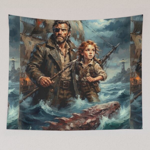 Item preview, The Sea Beast Animated Adventure Fine Art Tribute designed and sold by Art's Diner.