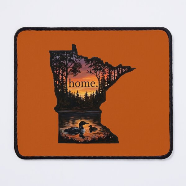 Item preview, Home. Minnesota Sunset Loon Silhouette - Up North MN State designed and sold by FrozenFits.