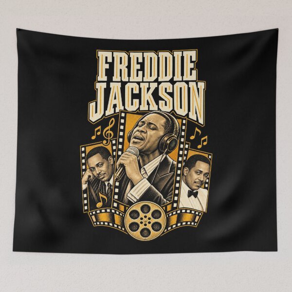 Item preview, Freddie Jackson Film Reel Headphones Cinematic Collage designed and sold by choudane.
