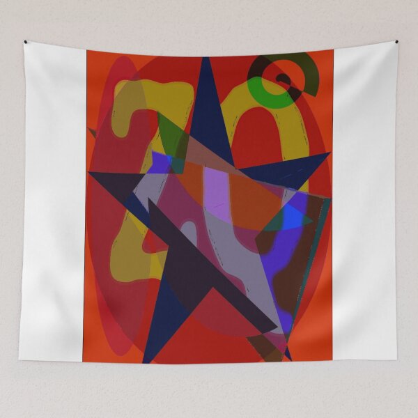 Item preview, Abstract Starburst Geometry – Vibrant Retro Pop Art Expression designed and sold by Zentvent Quarter.