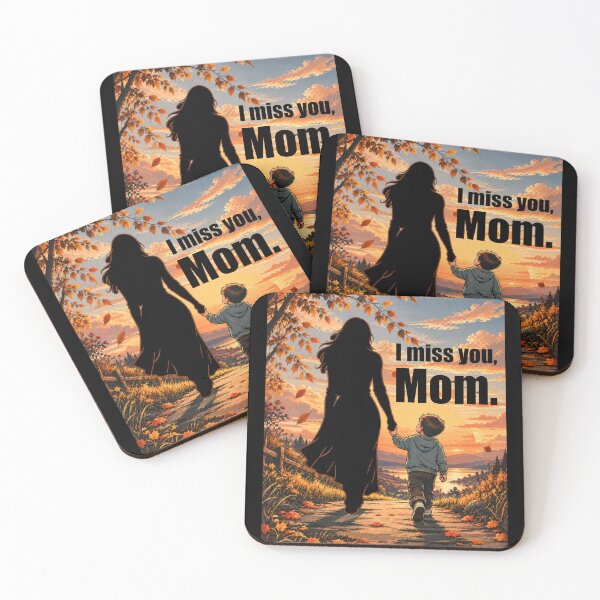 Item preview, I Miss You Mom – Mother Loss Memorial & Remembrance Design designed and sold by Art-Zora.