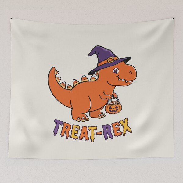Item preview, T-Rex Witch Hat Treat-Rex designed and sold by Gkinoki.
