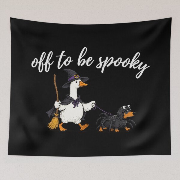 Item preview, Witch Goose Dachshund Spider designed and sold by Suzu Comena.