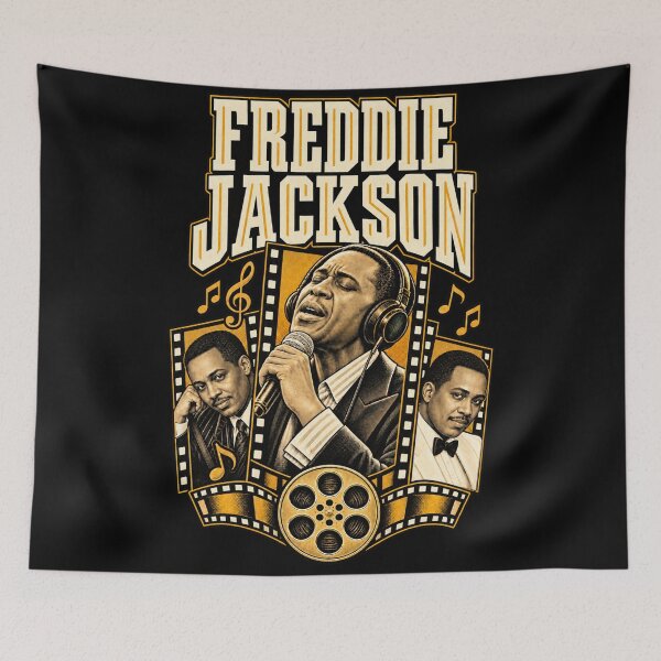 Artikelvorschau, Freddie Jackson Filmrolle Kopfhörer Filmcollage entworfen und verkauft von choudane.