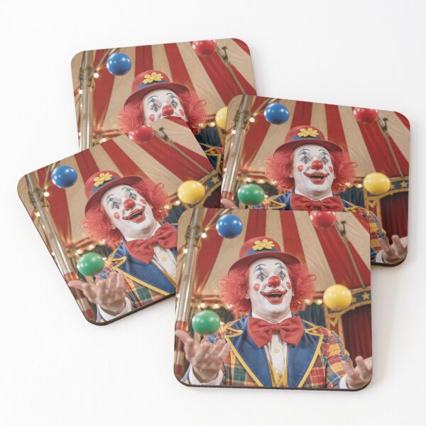 Item preview, Circus Clown Juggling Colorful Balls designed and sold by Maria Dryfhout.