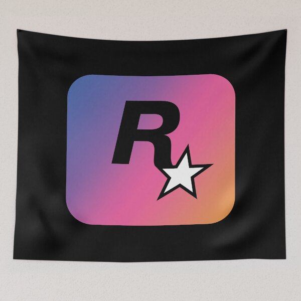 Item preview, Rockstar Games GTA 6 Sunset Logo (White Star) designed and sold by BubblePopRed.