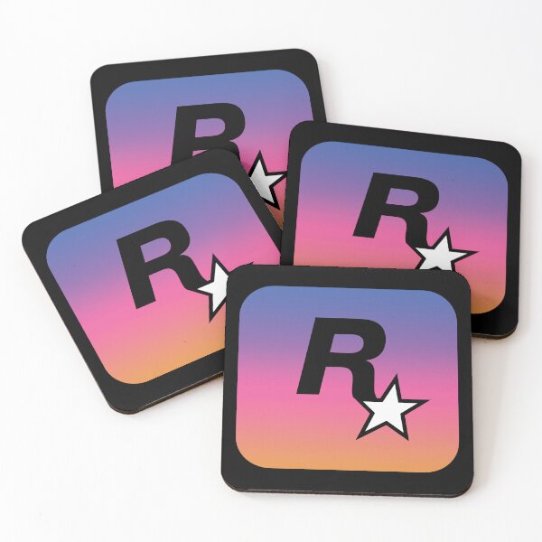 Item preview, Copy of Rockstar Games GTA 6 Sunset Logo (White Star Horizontal Alt) designed and sold by BubblePopRed.