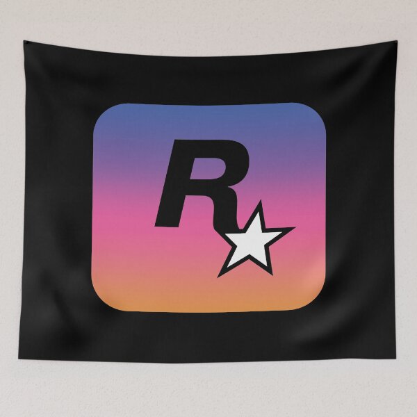 Item preview, Copy of Rockstar Games GTA 6 Sunset Logo (White Star Horizontal Alt) designed and sold by BubblePopRed.