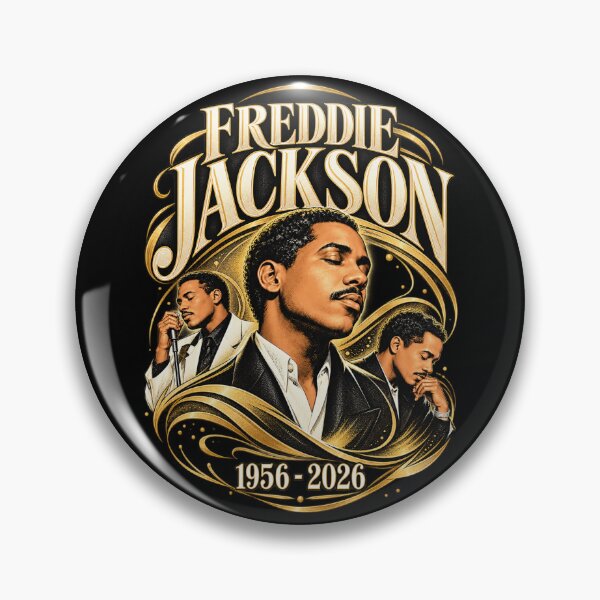 Item preview, Freddie Jackson Ornate Portrait 1956 2026 Elegant Collage designed and sold by choudane.