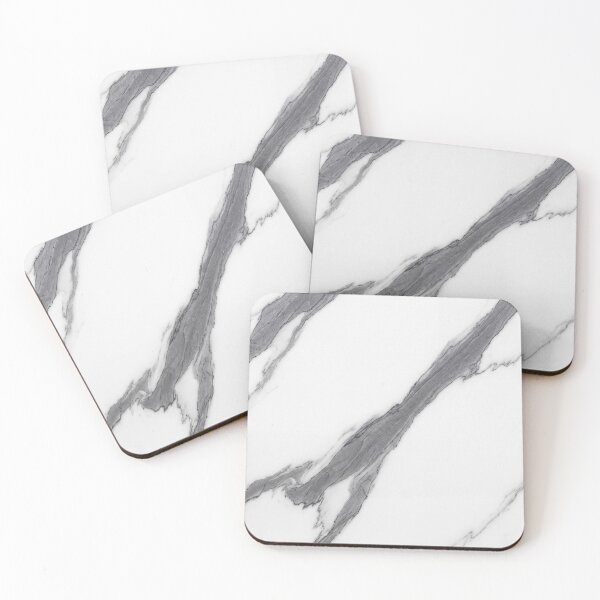 Item preview, White Marble with Bold Gray Veins designed and sold by Carcasion.