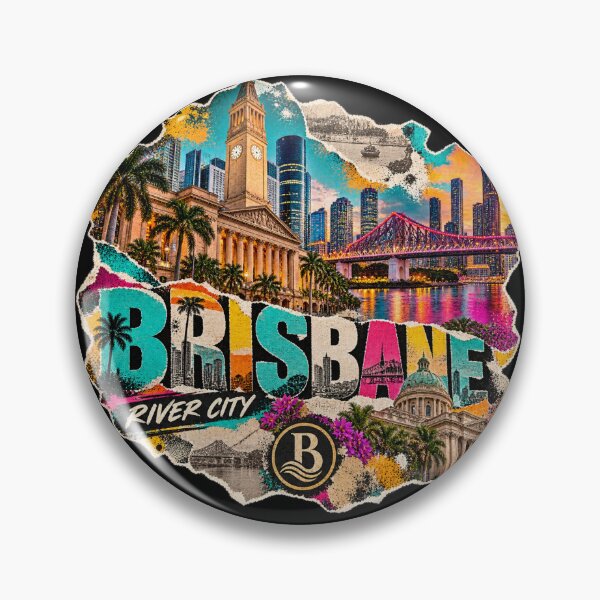 Item preview, Brisbane River City — Heritage Meets Streetwear designed and sold by URBIVO.