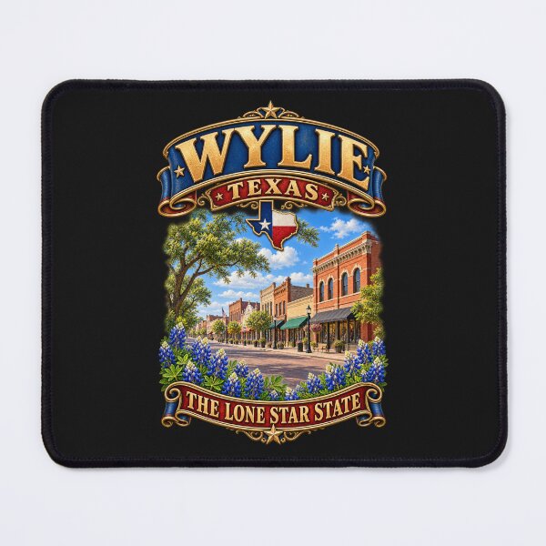 Item preview, Wylie, Texas - Lone Star State with City Scene designed and sold by Military Insignia Products.