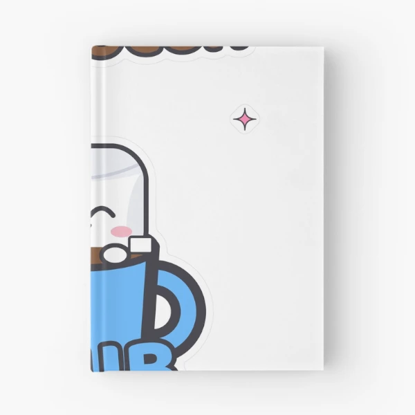 Hot Cocoa Club - Cute Pip Marshmallow in a Mug — Spiral Notebook by BiMood