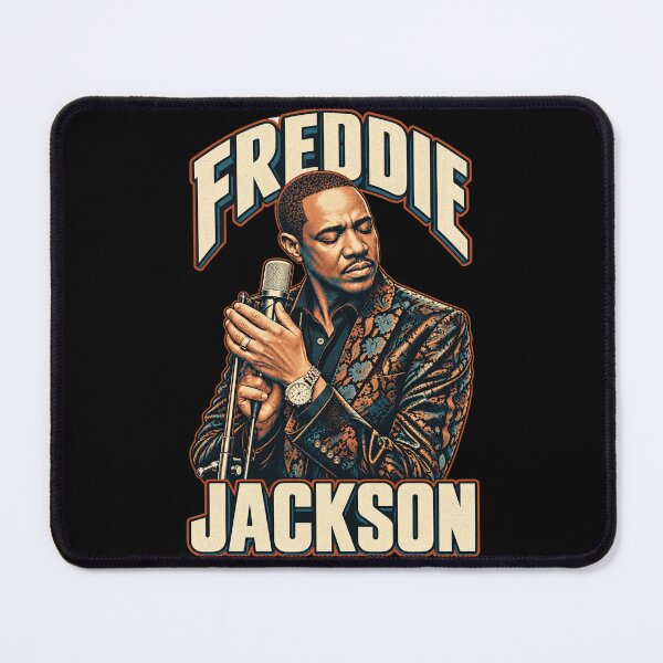 Item preview, Freddie Jackson Patterned Jacket Microphone Emotional Closeup designed and sold by choudane.
