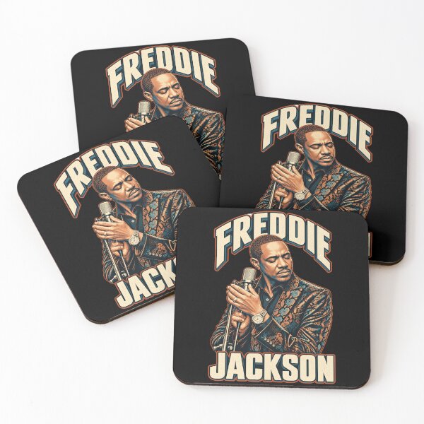 Item preview, Freddie Jackson Patterned Jacket Microphone Emotional Closeup designed and sold by choudane.