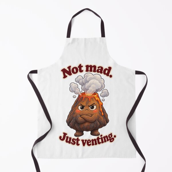 Item preview, Not Mad Just Venting - Funny Grumpy Volcano designed and sold by ManxCatAndy.
