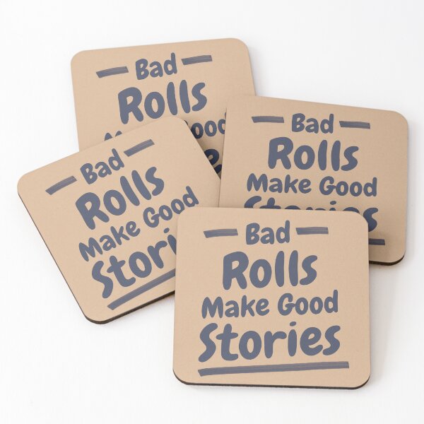 Item preview, Bad Rolls Make Good Stories — TTRPG Typography Design designed and sold by ttrpgist.