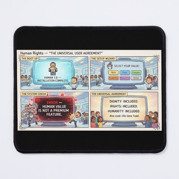 Item preview, Human Rights: The Universal Declaration of Human Rights designed and sold by Mianku | Für das Leben.