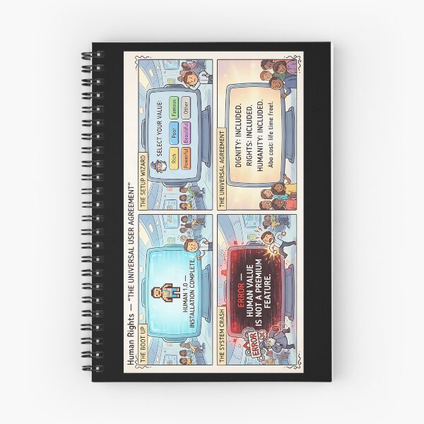 Item preview, Human Rights: The Universal Declaration of Human Rights designed and sold by Mianku | Für das Leben.