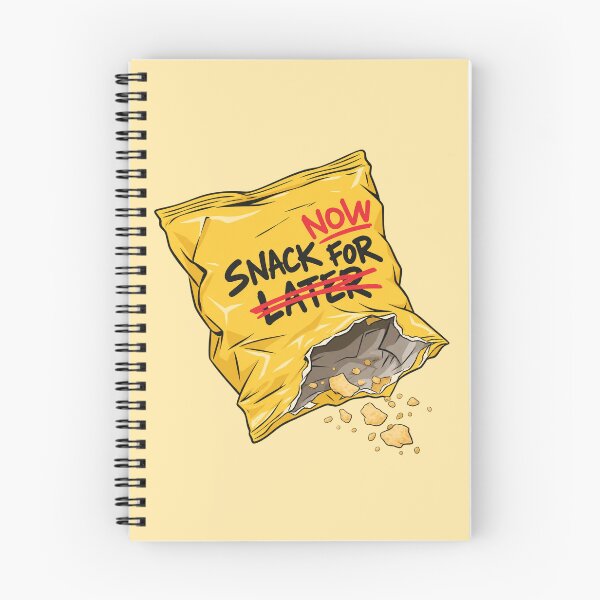 Item preview, Funny Snack For Later Crossed Out Now Snacking Joke designed and sold by Fanverse Merchandise.